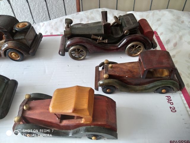 Lote Coches de madera