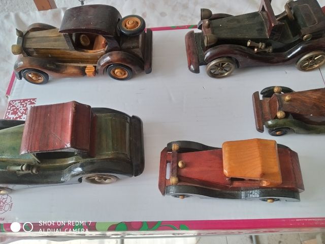 Lote Coches de madera