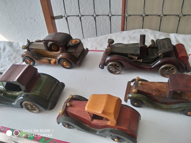 Lote Coches de madera