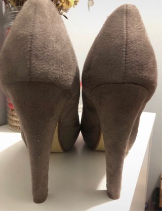 Tacones marron 38