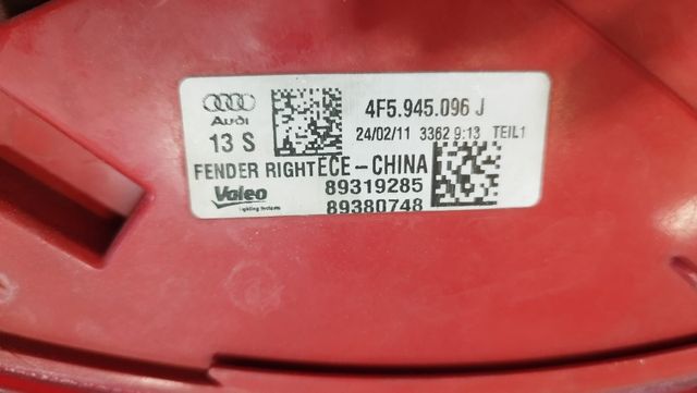 Piloto trasero derecho exterior Audi A6