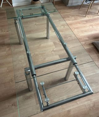Mesa de cristal para comedor