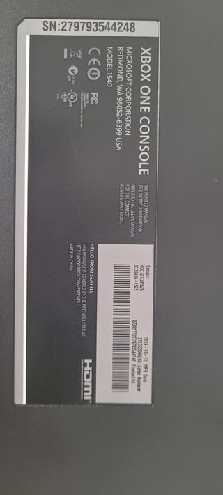 Xbox one negra 500gb 
