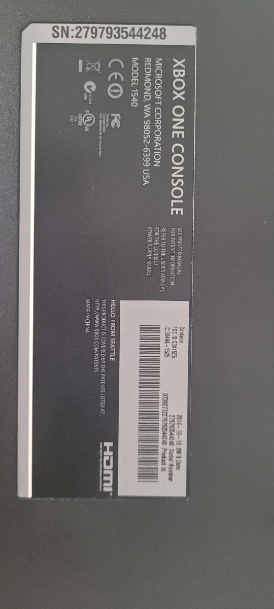 Xbox one negra 500gb