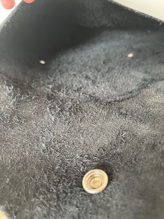 Bolso cuero negro Ainhoa Fustel