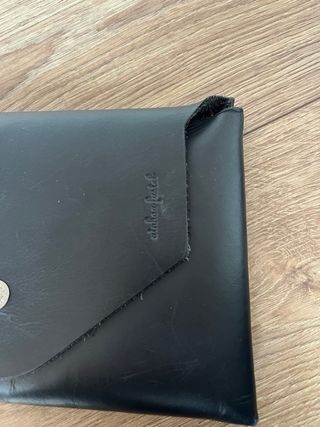 Bolso cuero negro Ainhoa Fustel