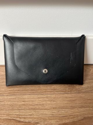 Bolso cuero negro Ainhoa Fustel
