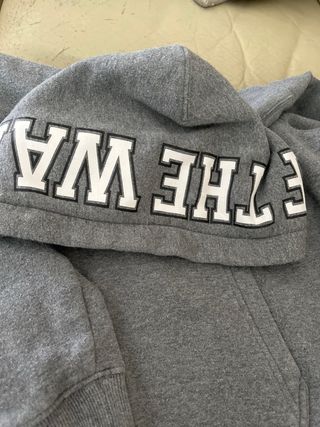 Sudadera vans gris talla S y M