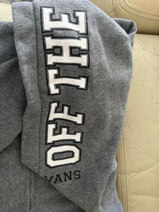 Sudadera vans gris talla S y M