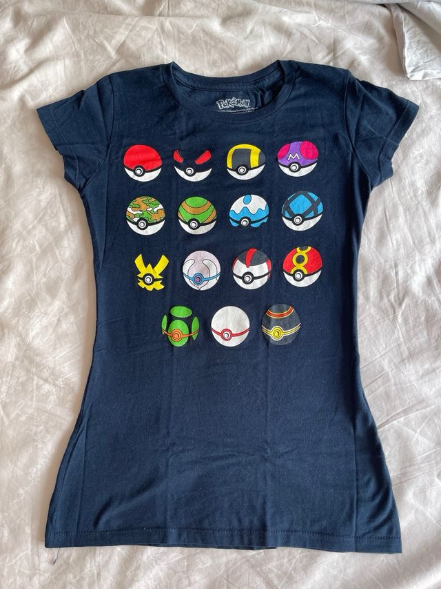 Camiseta friki talla S oficial Pokemon
