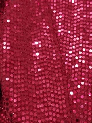 Chaqueta blazar lentejuelas rojo burdeos