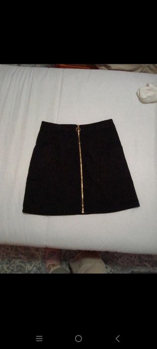 Falda MIDI negra, Shein