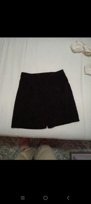 Falda MIDI negra, Shein