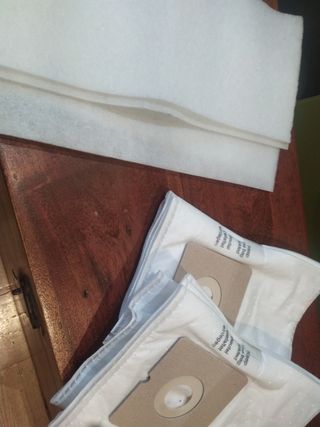 Bolsas para aspirador y filtros. Nuevas.