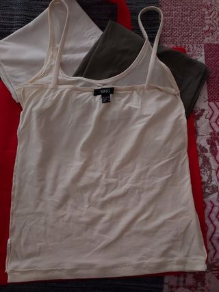 Lote 5 Camisetas Básicas de tirantes S-M