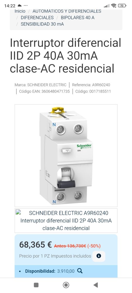 Diferenciales Schneider