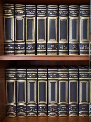Enciclopedia Treccani (ritiro a Milano)