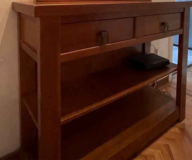 Mueble entrada con espejo