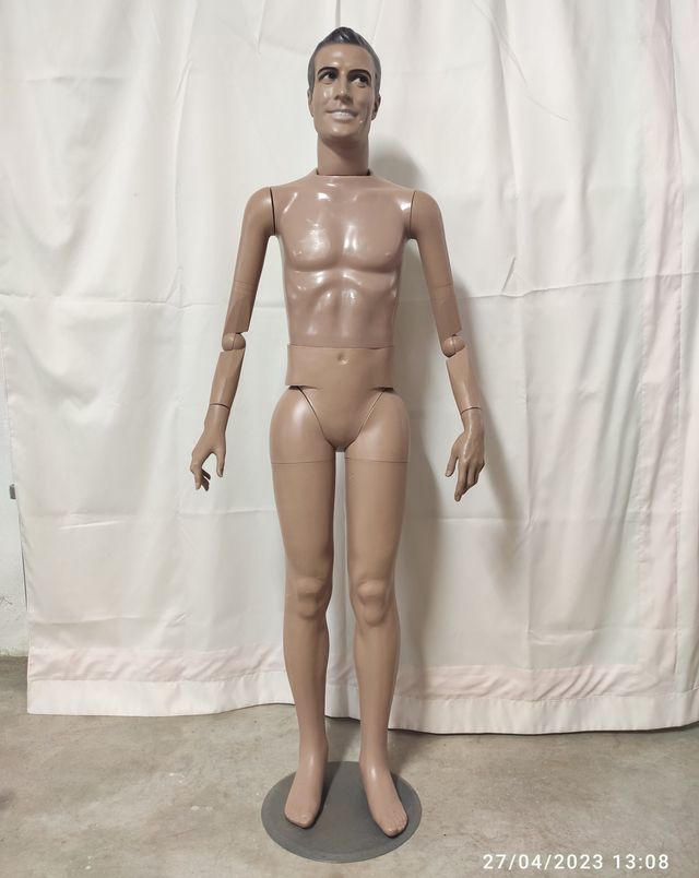 Manichino vintage. Manichino antico. Rasato.