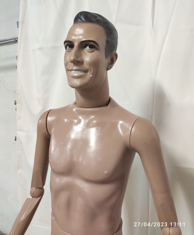 Manichino vintage. Manichino antico. Rasato.