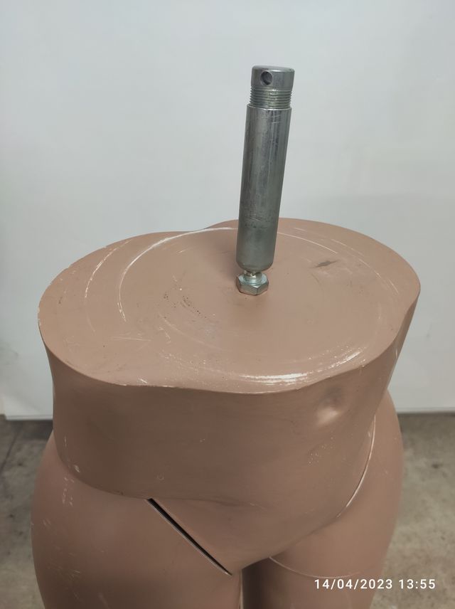 Manichino vintage. Manichino antico. Rasato