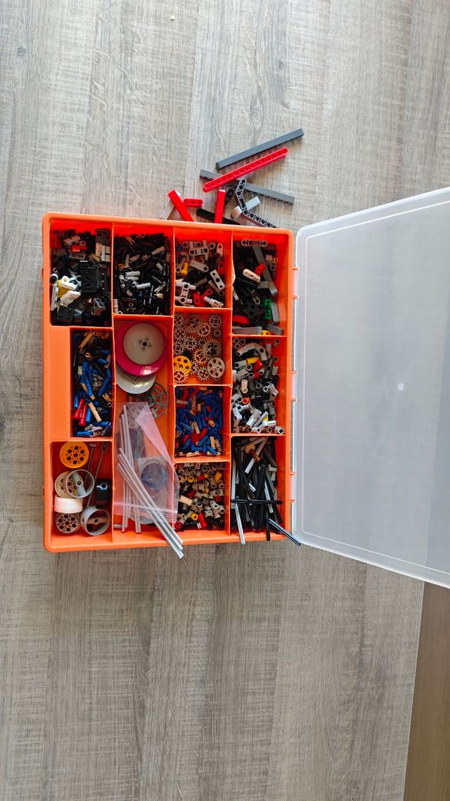 Lote de piezas lego a granel.