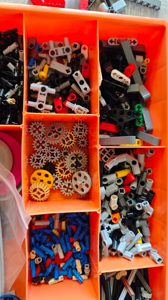 Lote de piezas lego a granel.