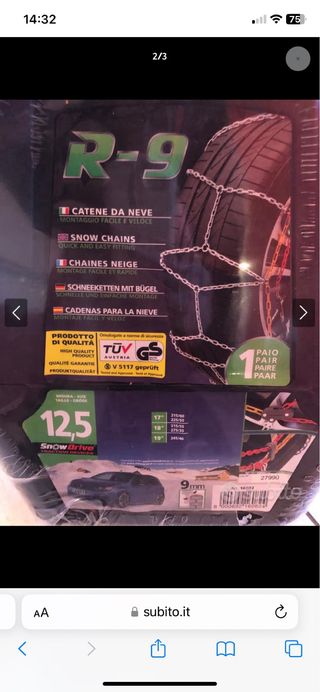 Catene da neve per auto Snow Drive taglia 12.5