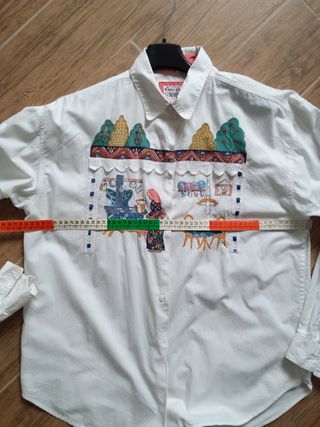 Camicia donna vintage,con ricamo