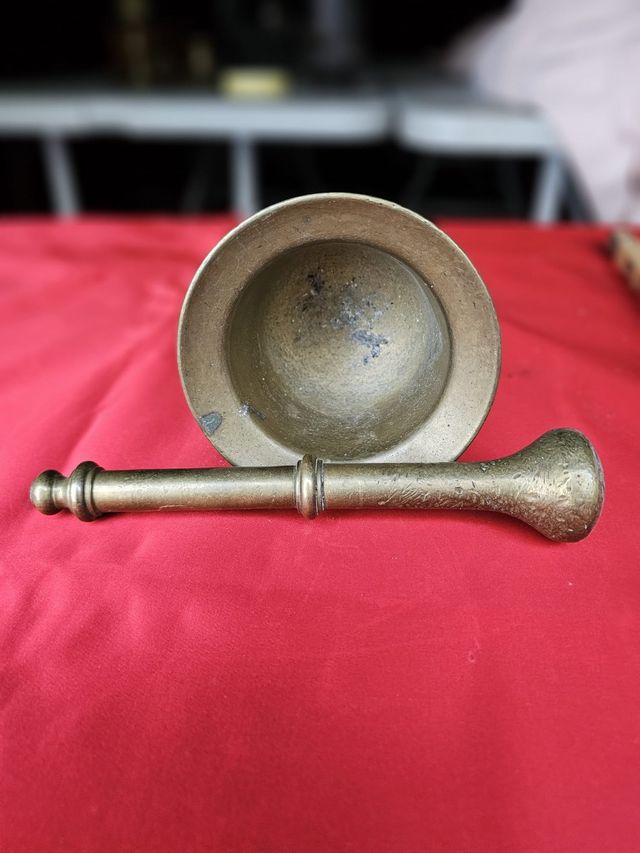 Antiguo Almirez de bronce