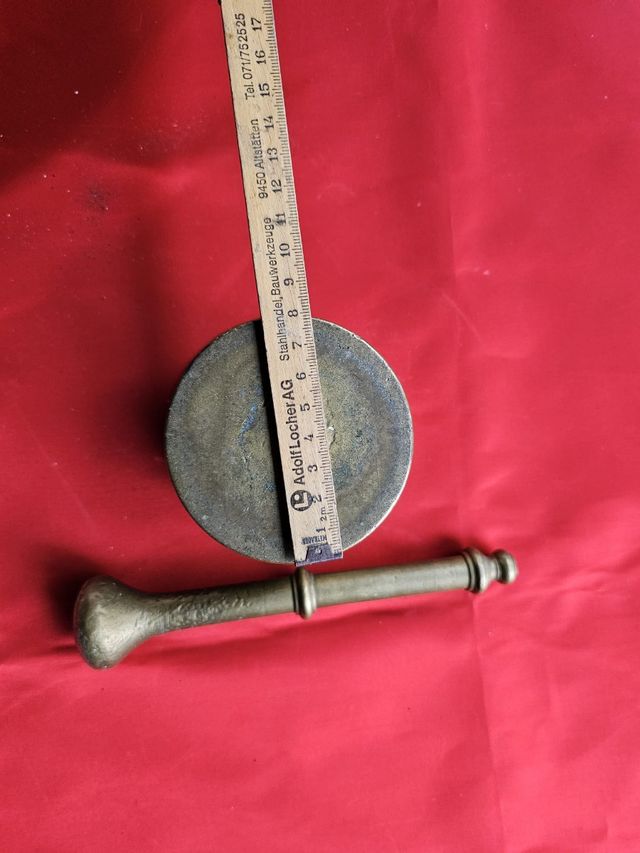 Antiguo Almirez de bronce