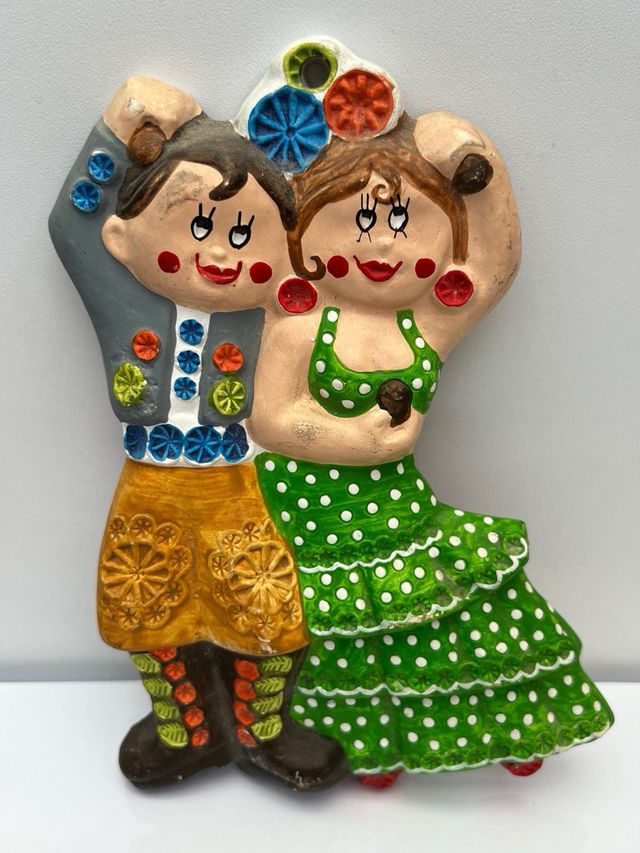 Adorno de cerámica antiguo/vintage