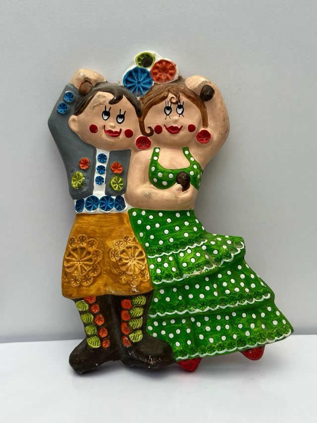 Adorno de cerámica antiguo/vintage