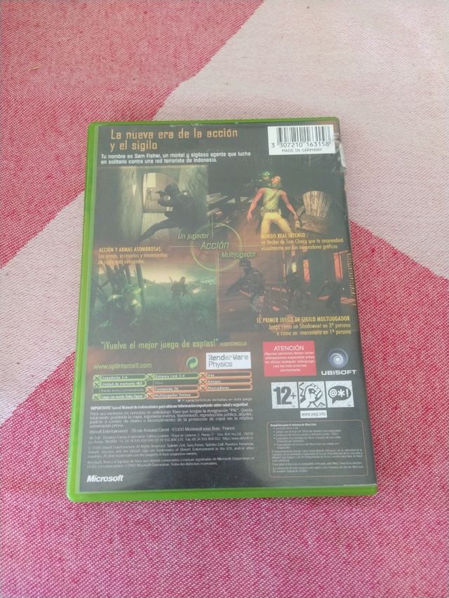 Splinter cell para xbox