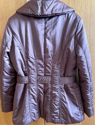 Chaquetón de mujer cuello de piel