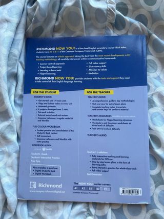 Libro ingles Richmond now you 4 de la eso