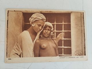 Lotto 6 cartoline nella Libia Italiana bianco nero
