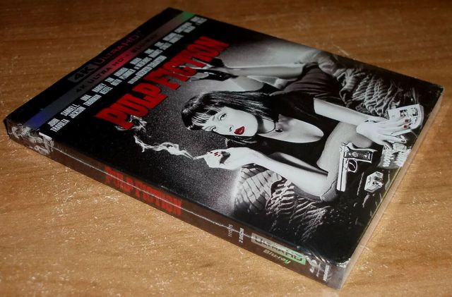 PULP FICTION 4K UHD+BLU-RAY SLIPCOVER NUEVO