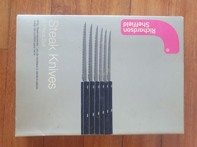 6 cuchillos carne Richardson Sheffield