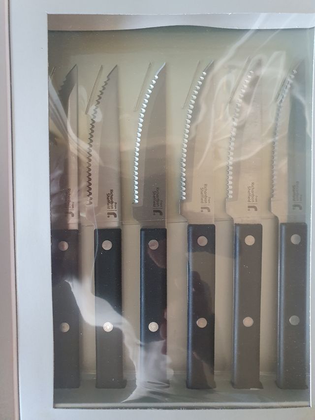 6 cuchillos carne Richardson Sheffield