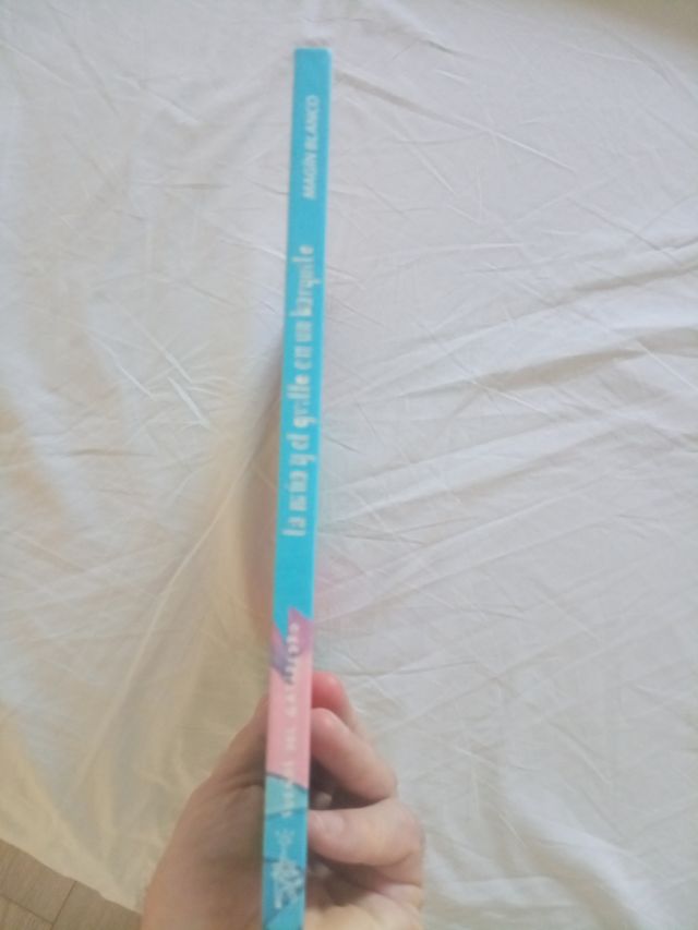 La niña y el grillo en un barquito