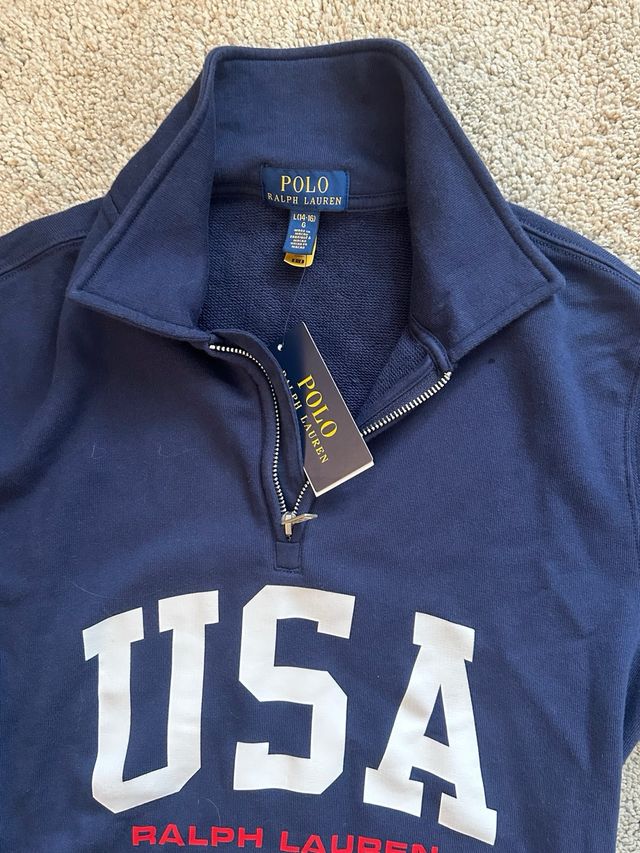 Sudadera jersey Polo Ralph Lauren talla niño L 14-