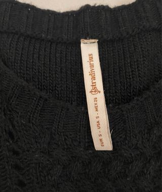 Jersey de punto stradivarius negro S