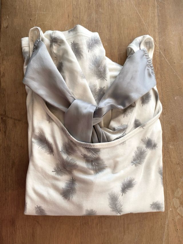 Camiseta con lazo en la espalda promod