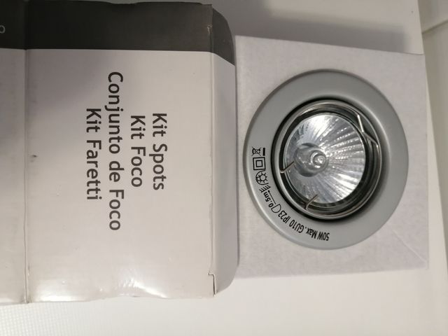 Kit tres focos empotrables