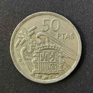 50 Pesetas Franco 1957 Estrella 59