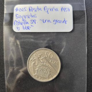 50 Pesetas Franco 1957 Estrella 59