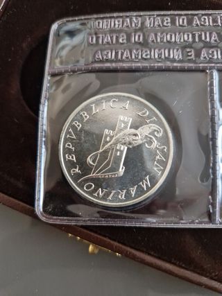 Monete dittico argento San Marino 1987