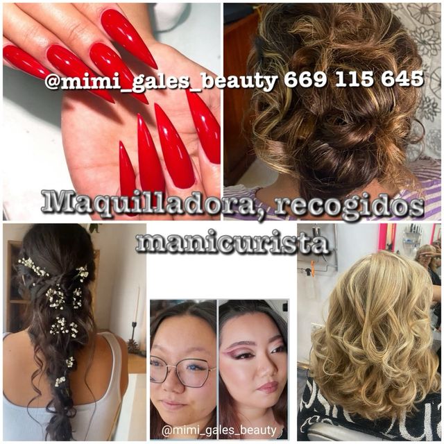 Maquilladora social, manicurista