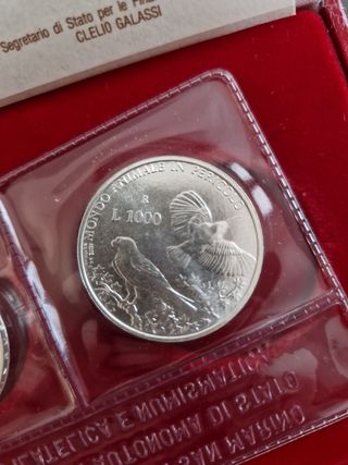 Monete dittico argento San Marino 1993